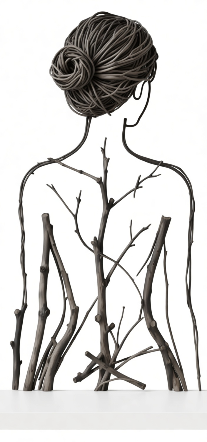 Tree Woman Sculpture free 3D printable STL