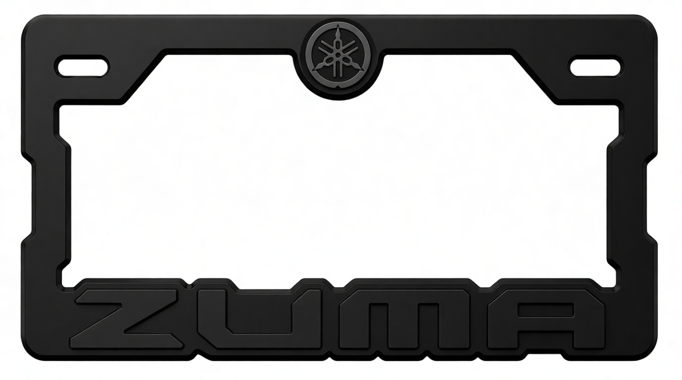 Yamaha Zuma License Plate Frame free 3D printable STL