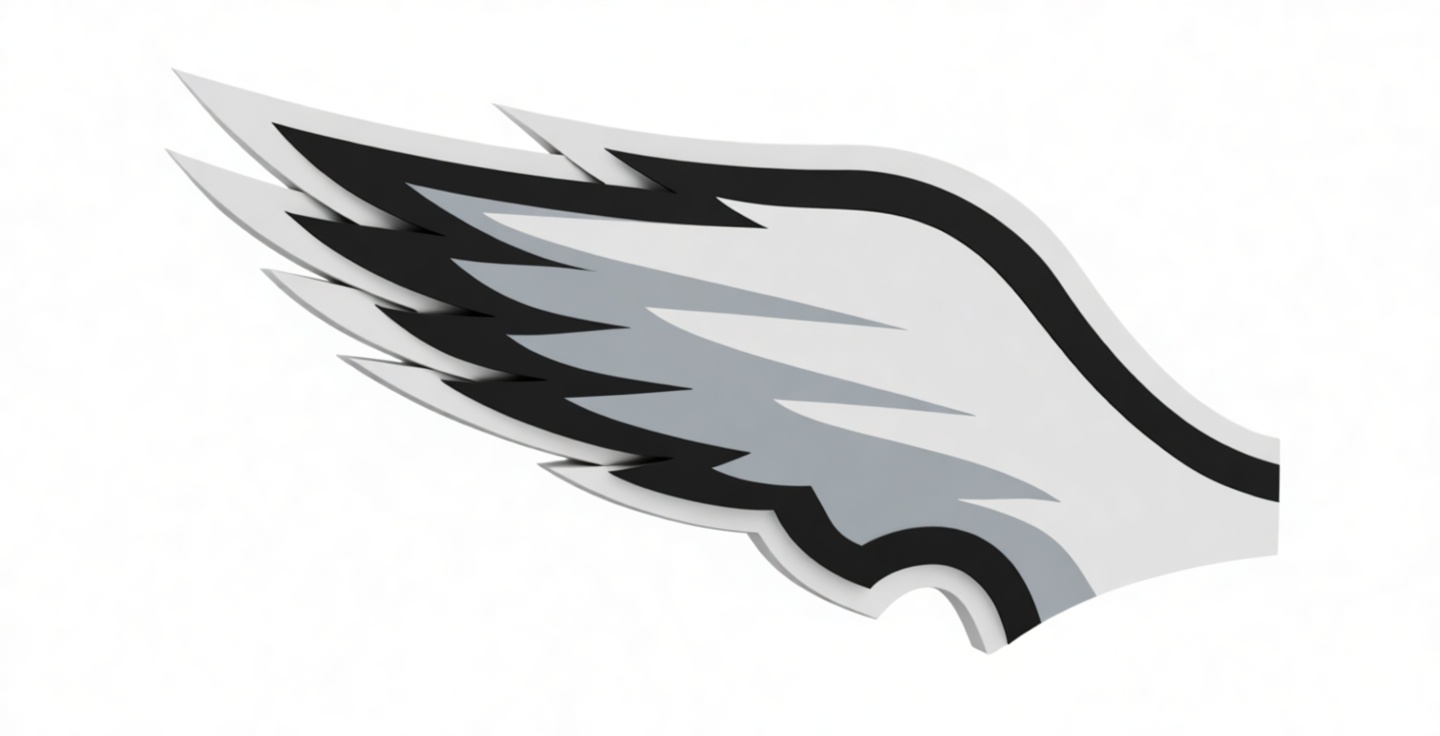 Philadelphia Eagles Logo Model free 3D printable STL