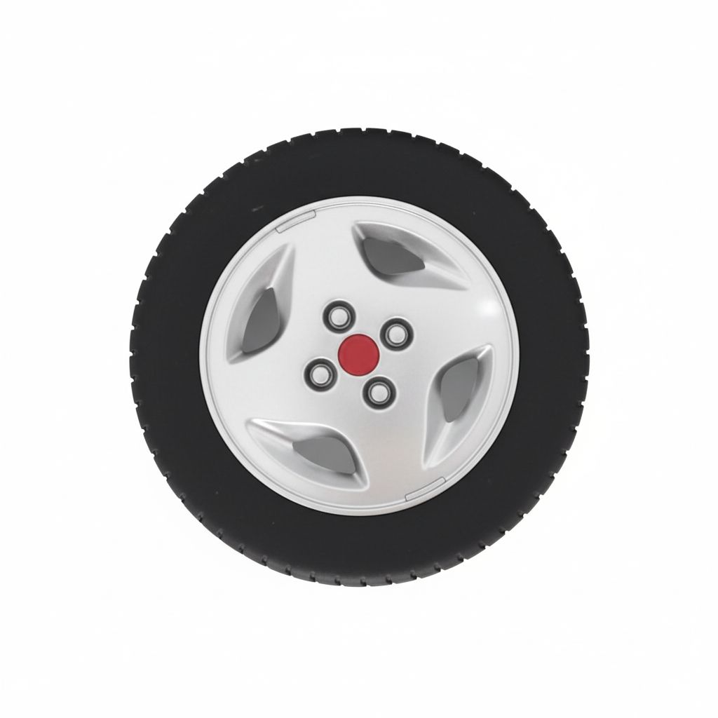 Golf Cart Tire Model free 3D printable STL