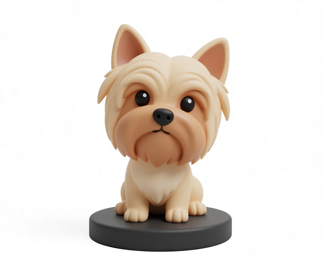 Yorkshire Terrier Figurine free 3D printable STL