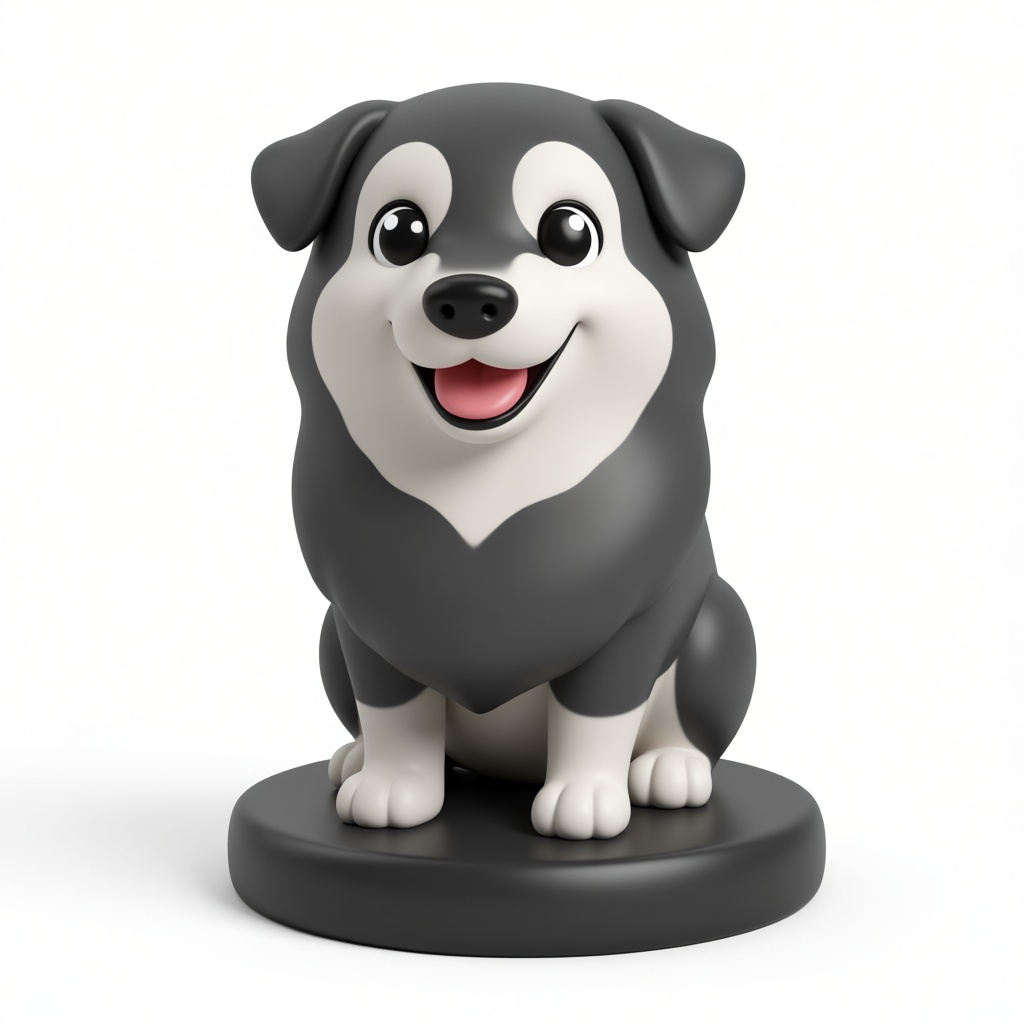Siberian Husky Figurine free 3D printable STL