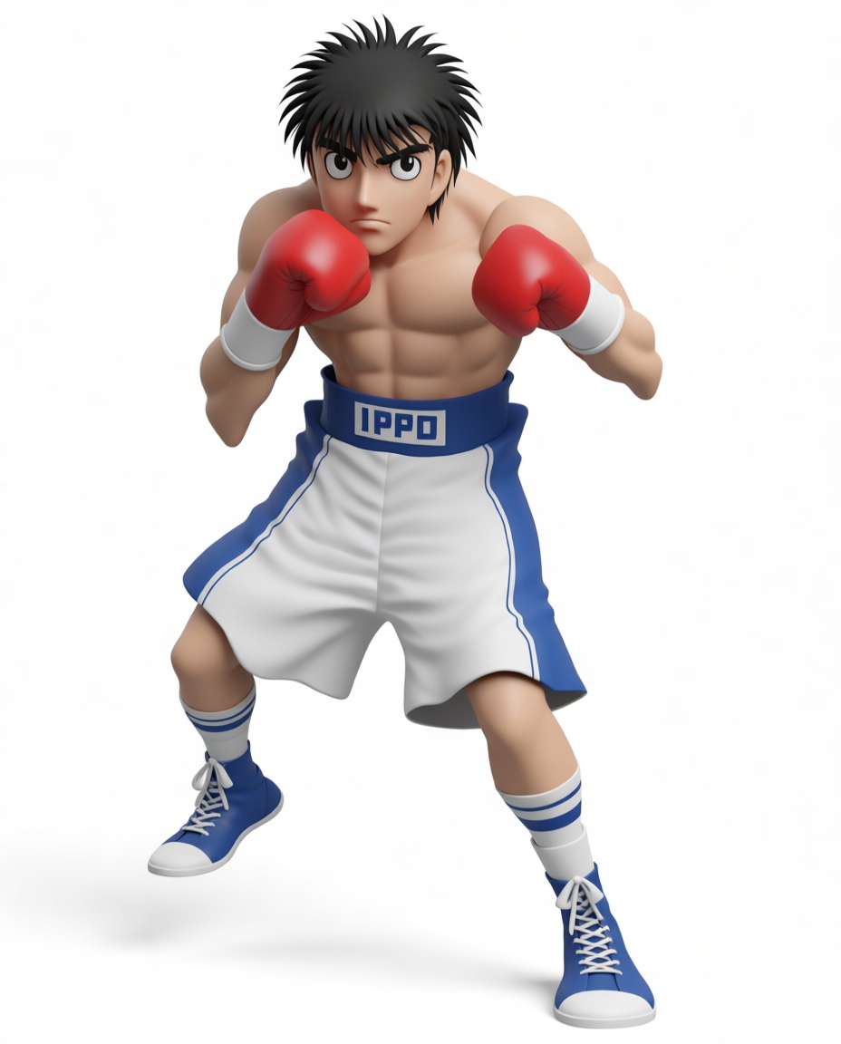 Ippo Makunouchi Figurine free 3D printable STL