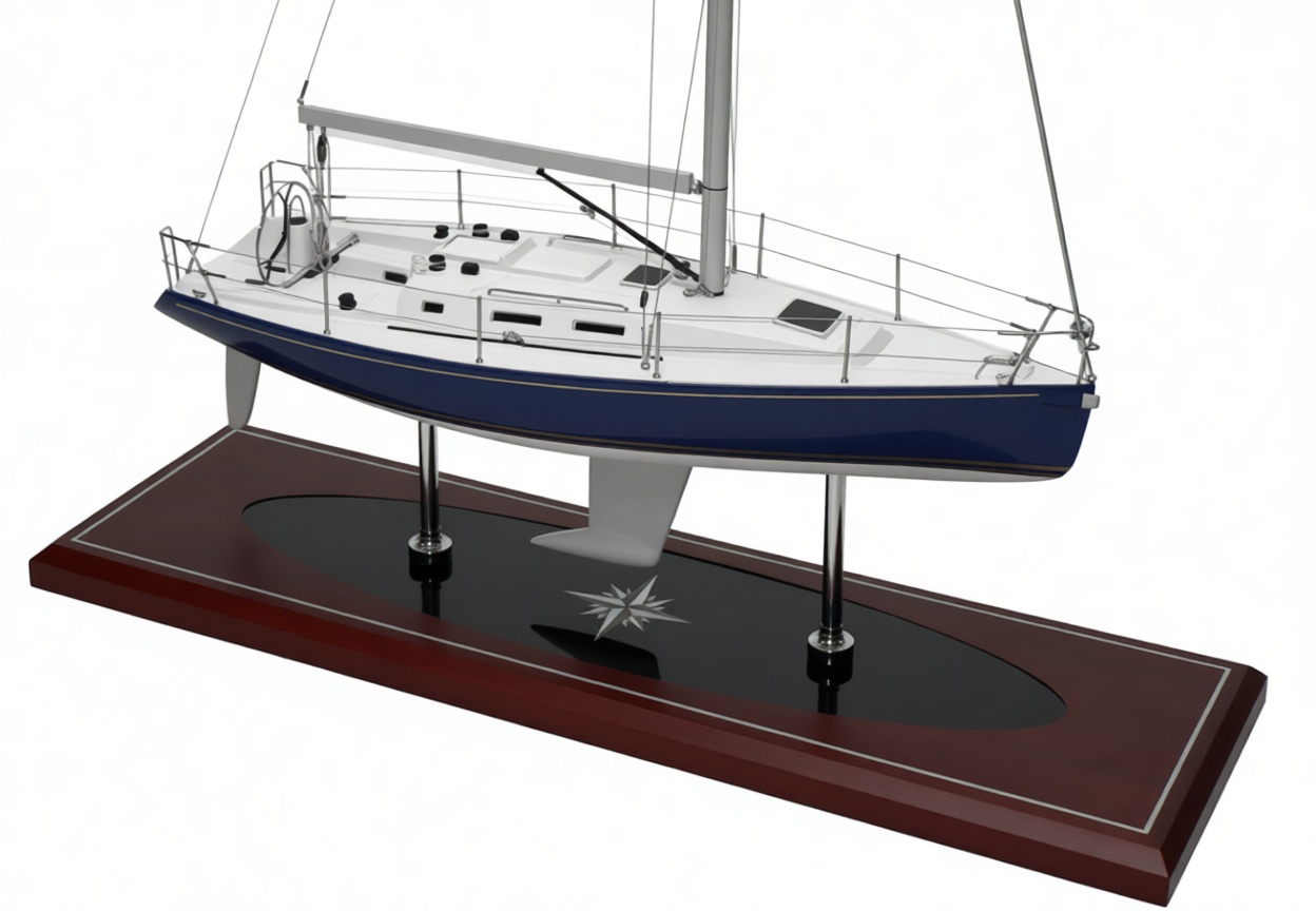 Sailboat Model Display free 3D printable STL