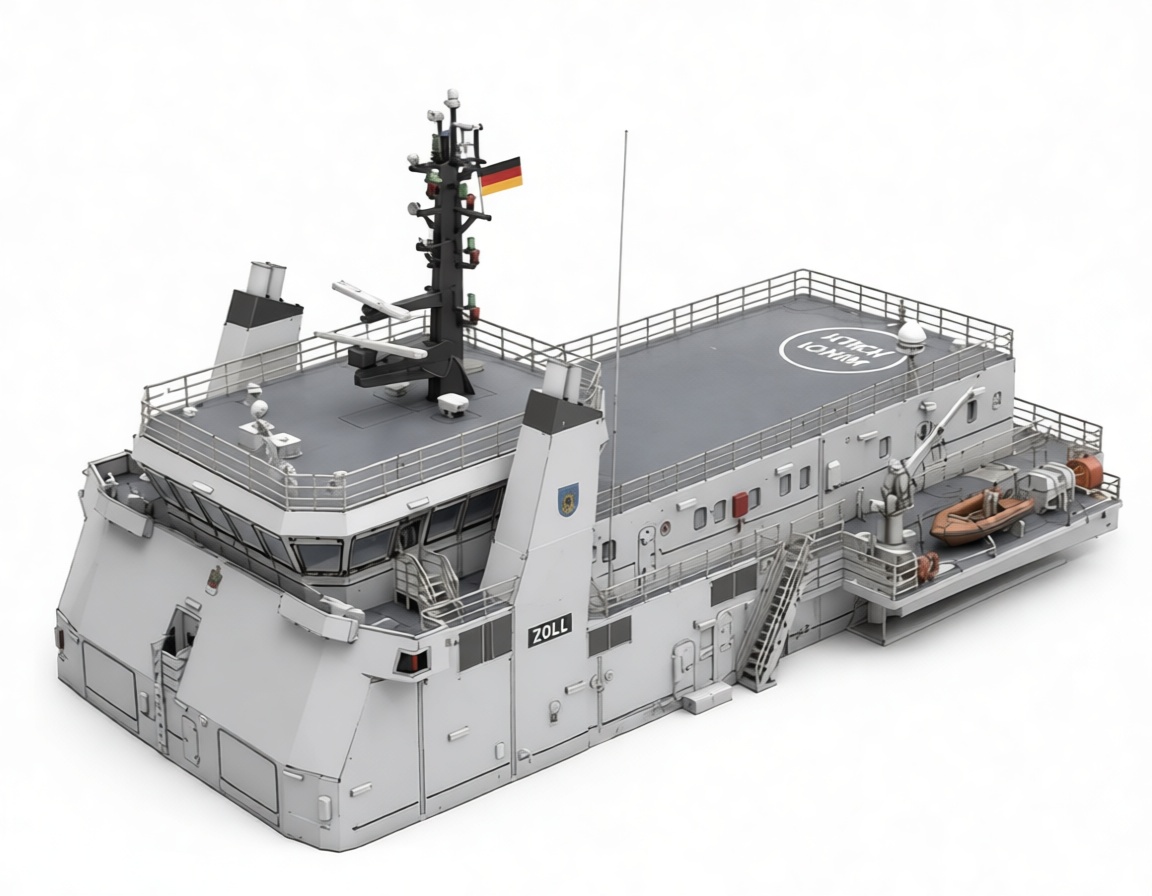 German Zoll Patrol Bridge Model free 3D printable STL