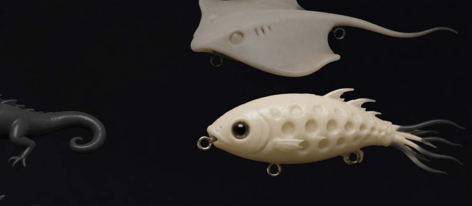 Perforated Fish Lure Model free 3D printable STL