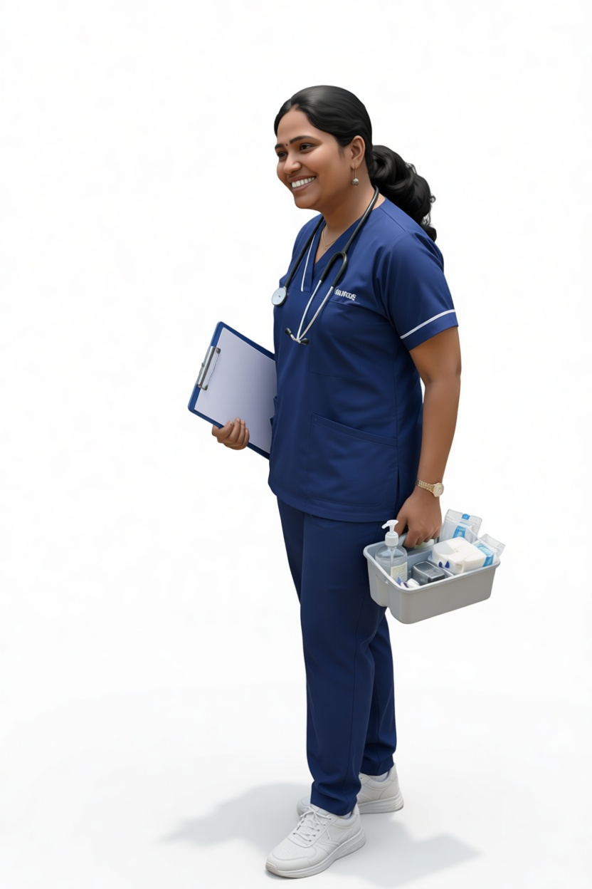 Nurse Caregiver Figurine free 3D printable STL