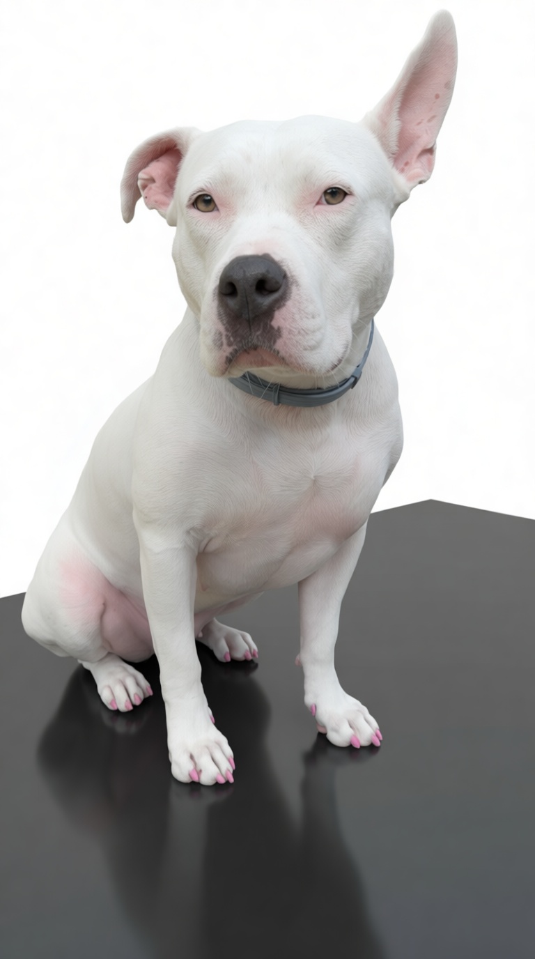 American Staffordshire Terrier Figurine free 3D printable STL