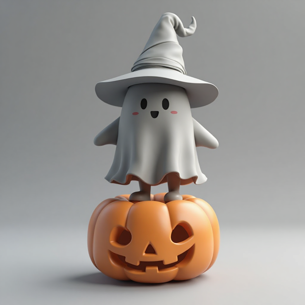 Halloween Ghost Figurine free 3D printable STL