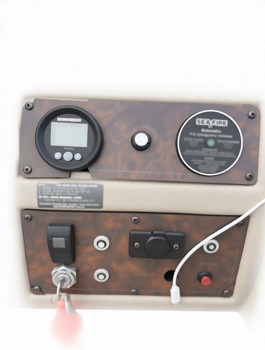 Boat Control Panel free 3D printable STL
