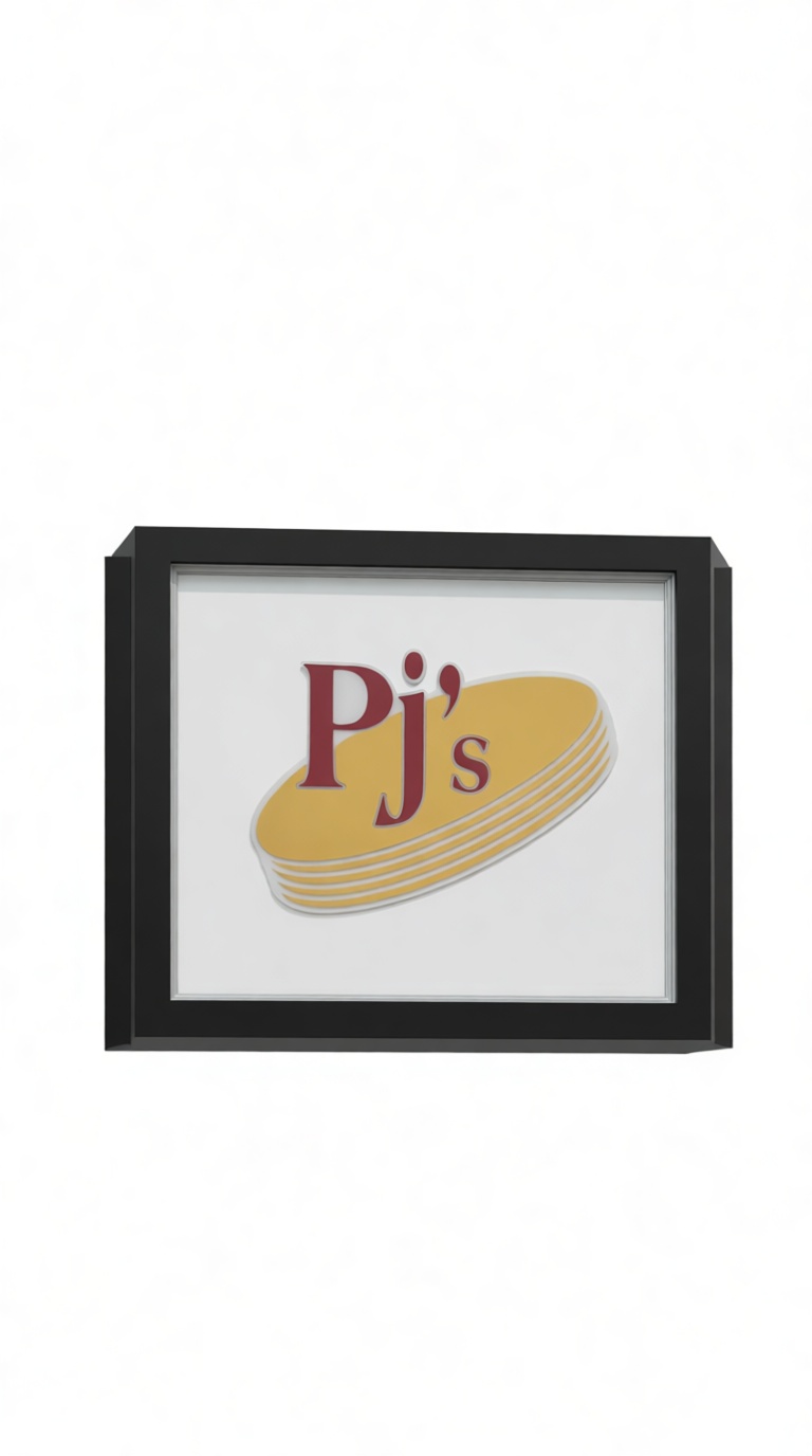 Pj's Logo Sign free 3D printable STL