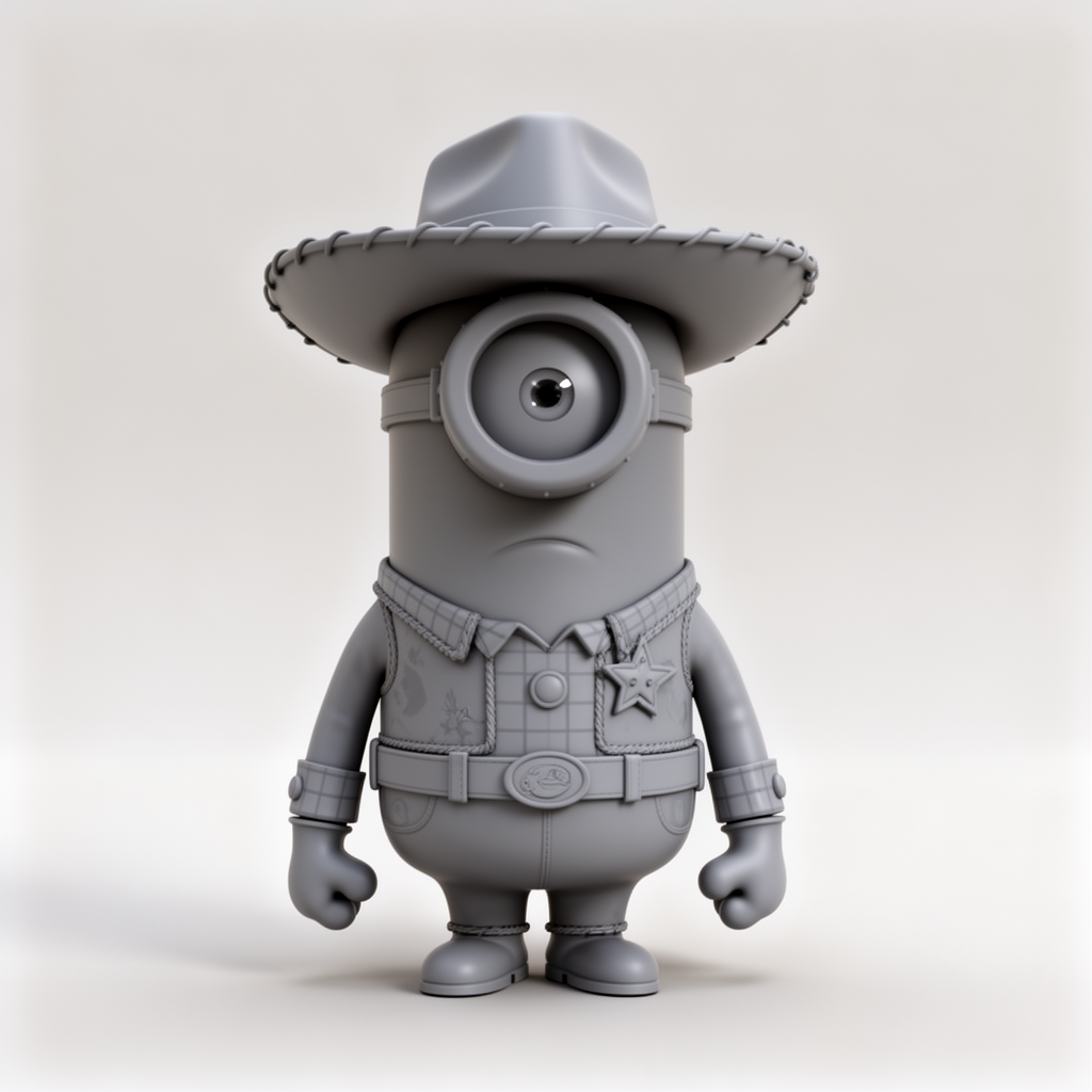 Woody Minion Figurine free 3D printable STL