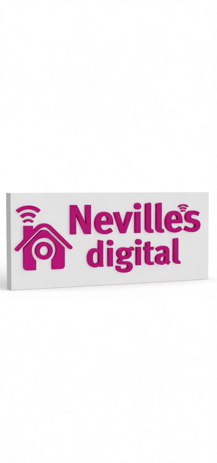 Neville's Digital Sign free 3D printable STL