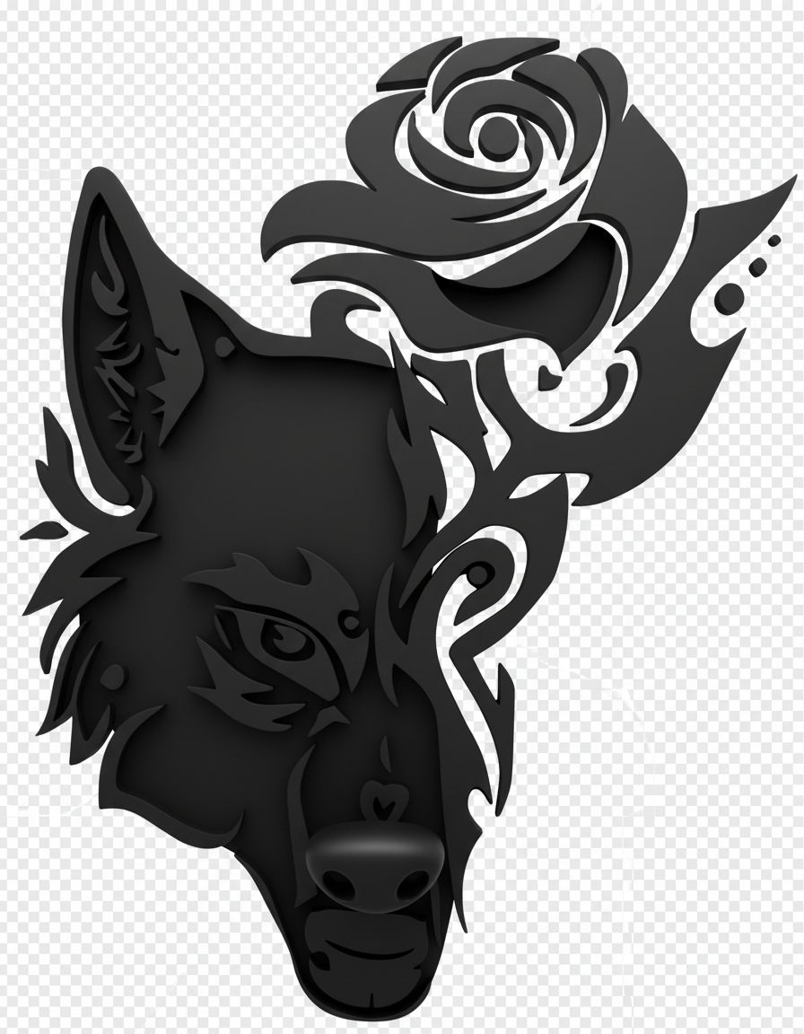 Wolf Head Sculpture free 3D printable STL