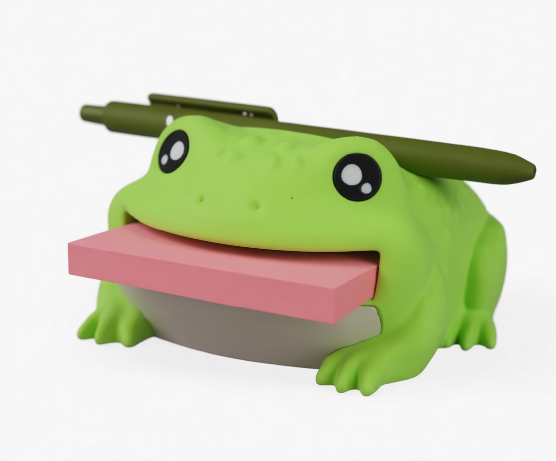 Frog Desk Organizer free 3D printable STL