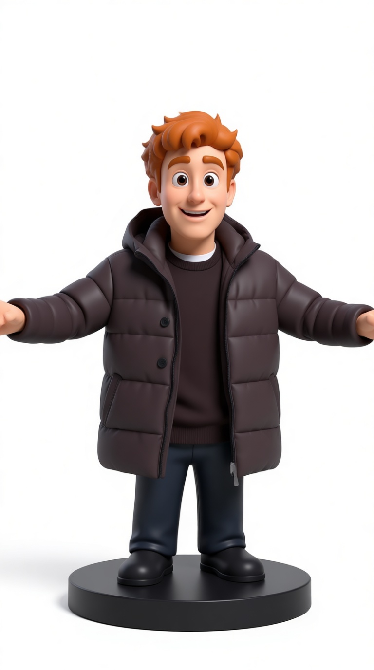Redheaded Boy Figurine free 3D printable STL