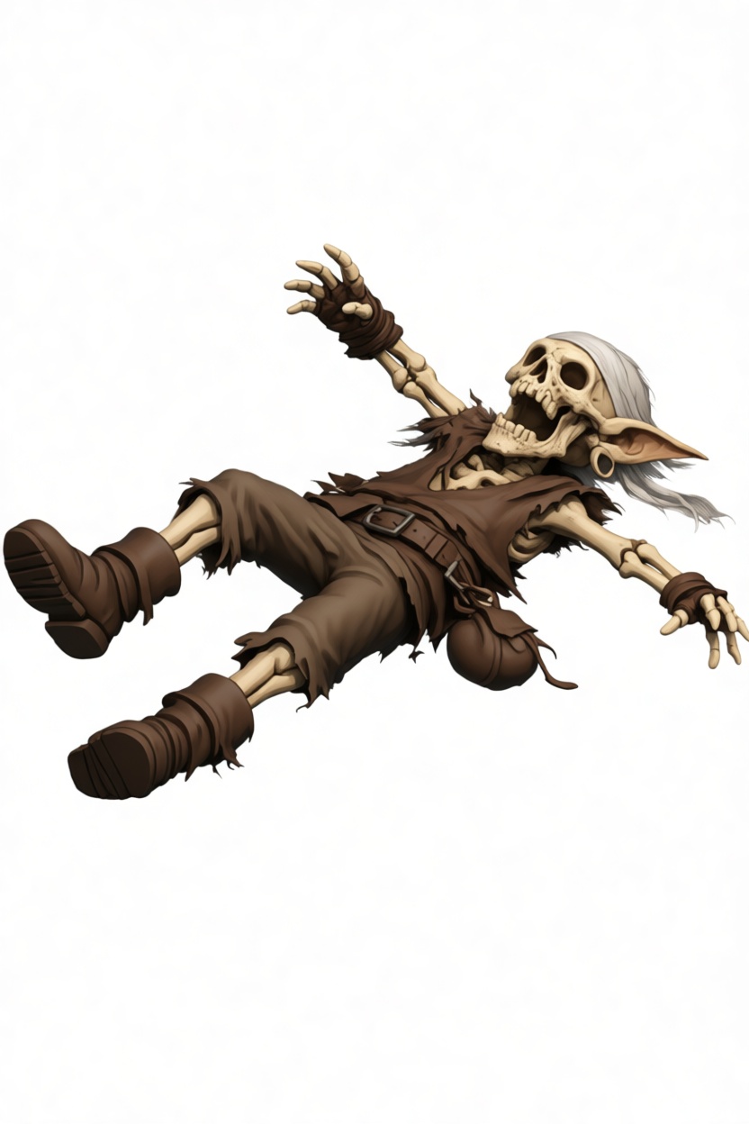 Goblin Skeleton Figurine free 3D printable STL