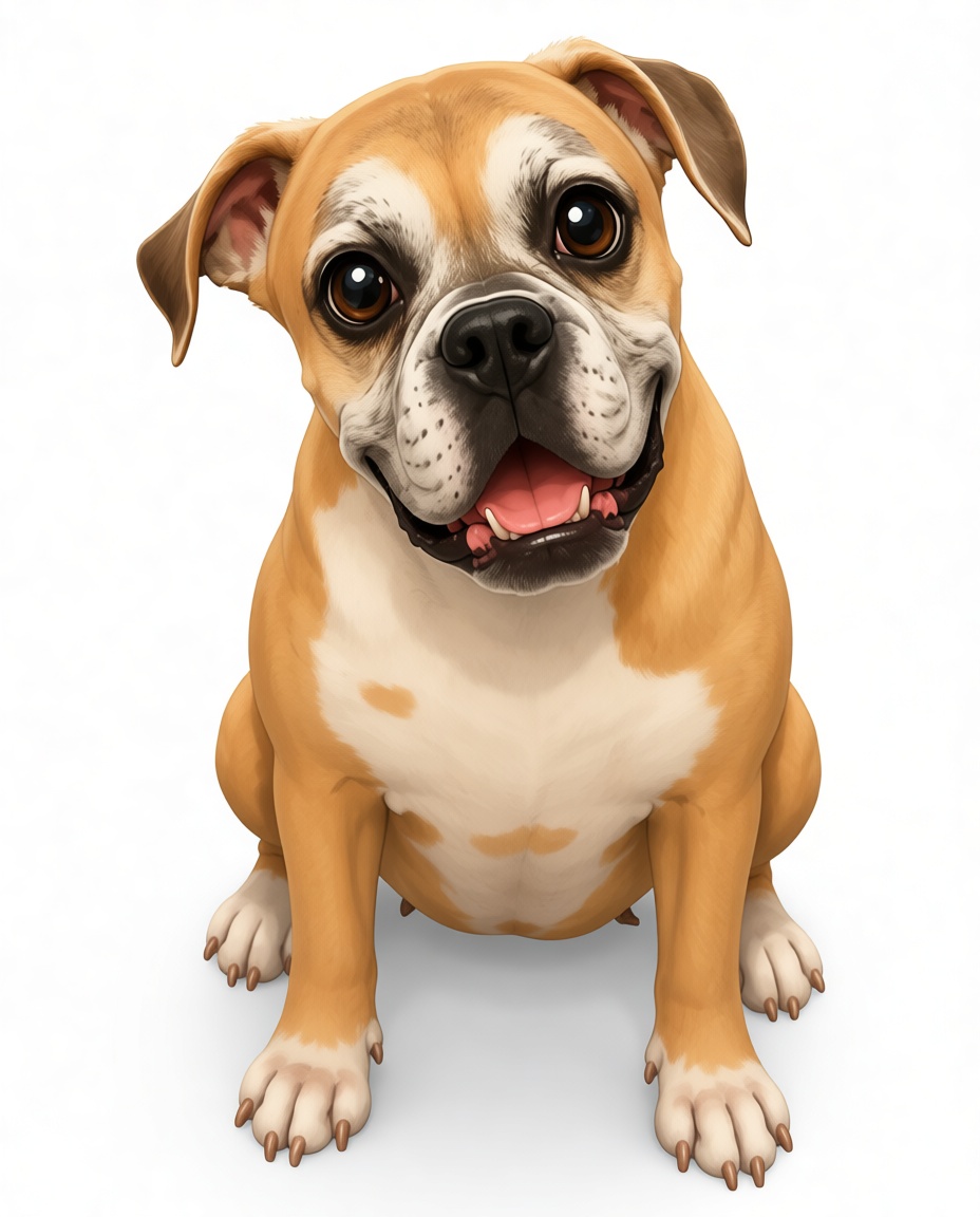 Bulldog Puppy Figurine free 3D printable STL