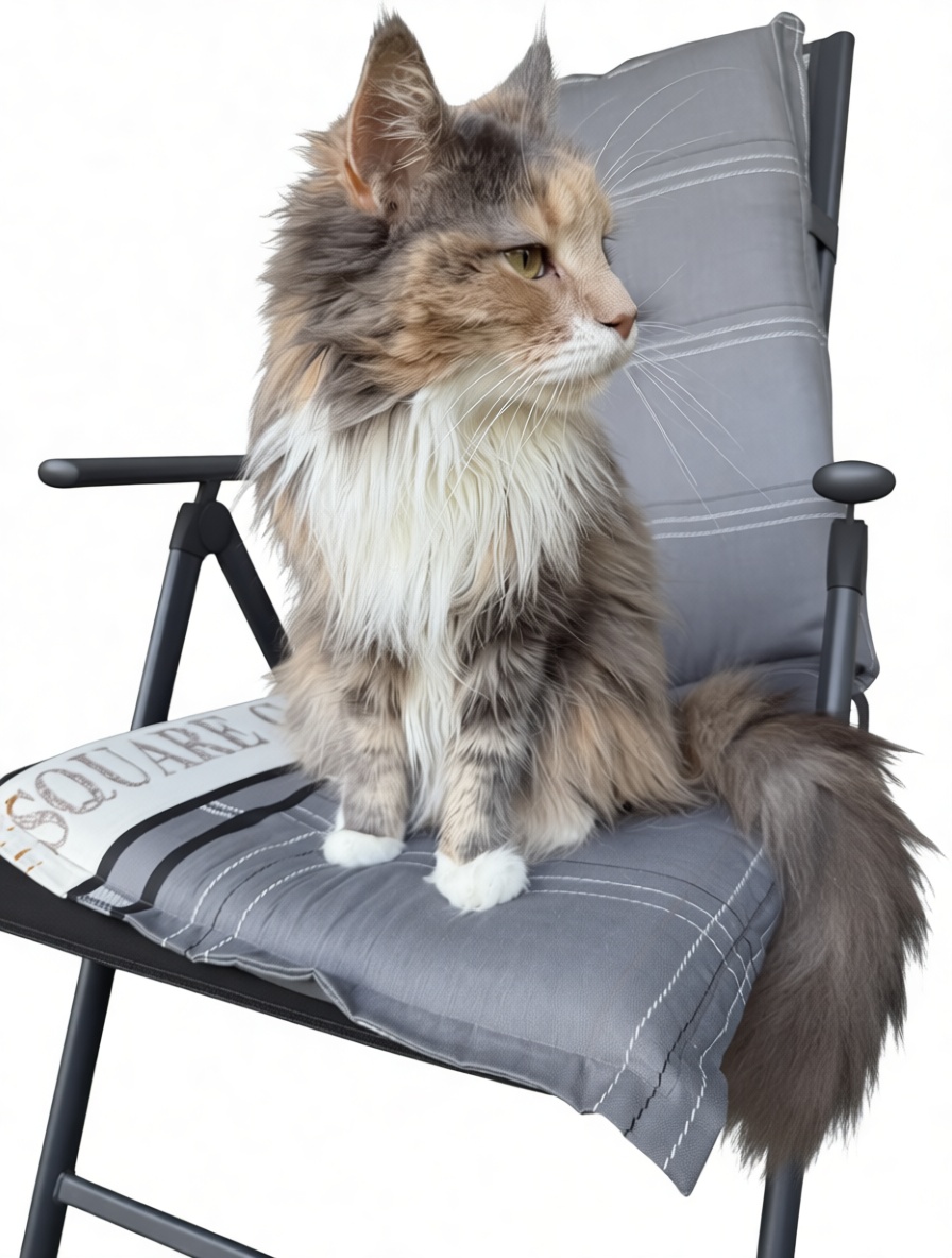 Maine Coon Cat Figurine free 3D printable STL