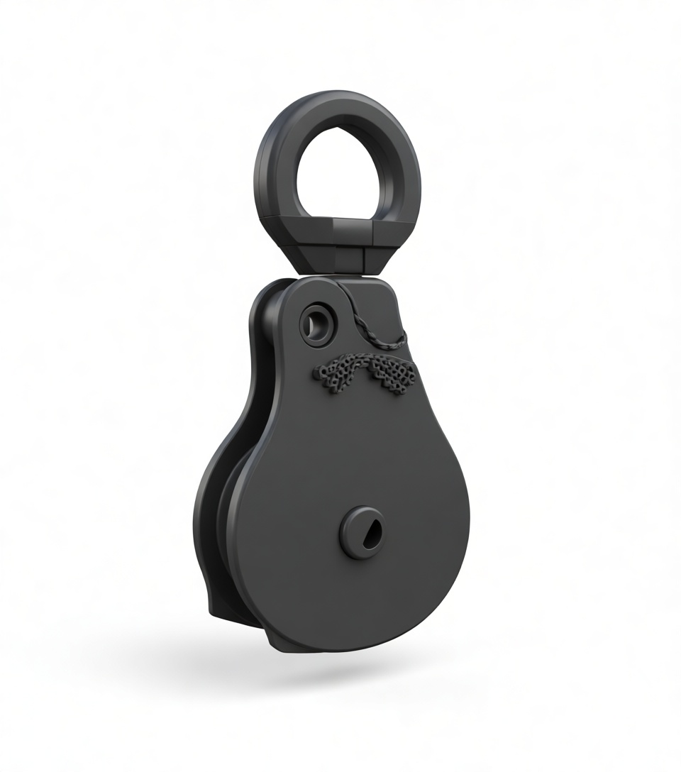 Block and Tackle Pulley Model free 3D printable STL