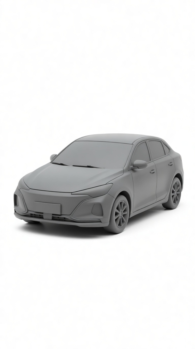 Toyota Corolla Sedan Model free 3D printable STL