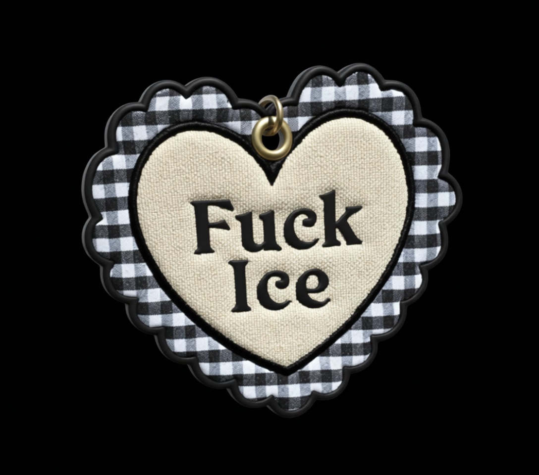 Fuck Ice Heart Pendant free 3D printable STL