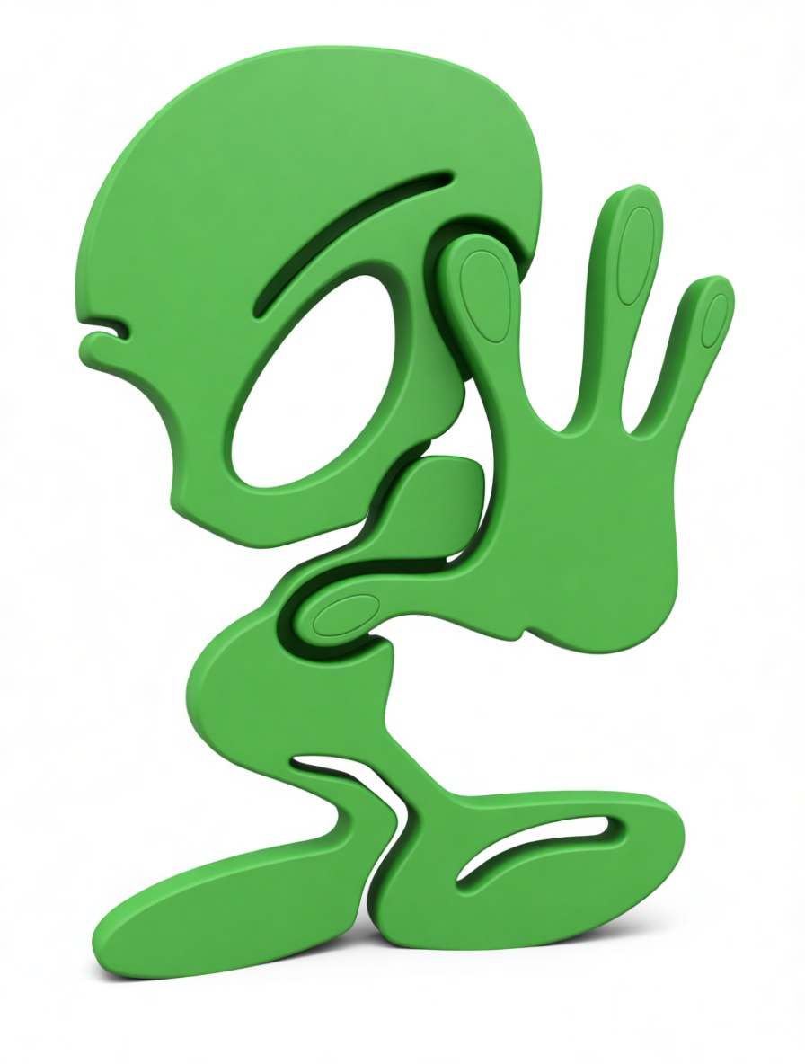 Groove Alien Figurine free 3D printable STL