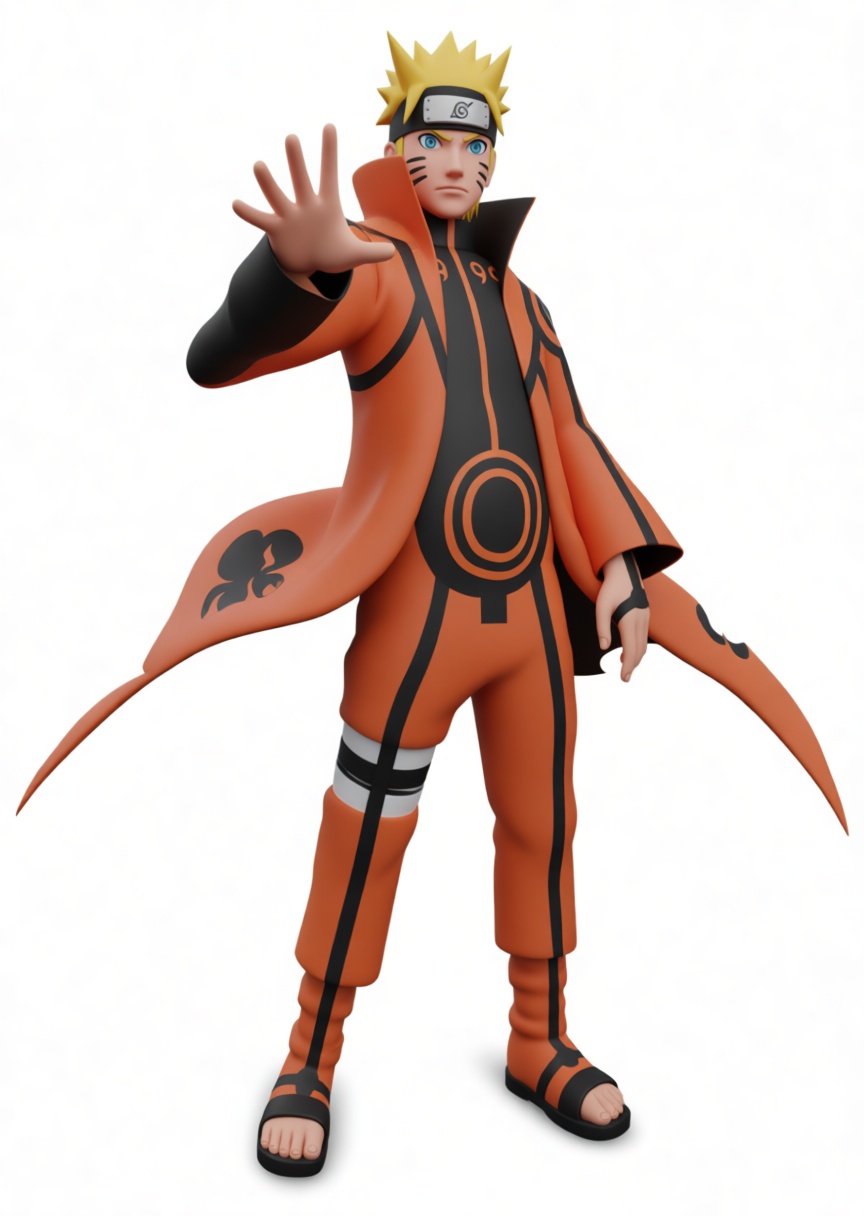 Naruto Uzumaki Figurine free 3D printable STL