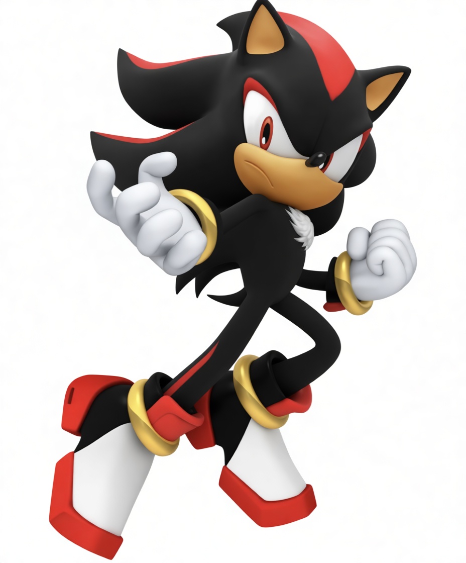 Shadow the Hedgehog Figurine free 3D printable STL