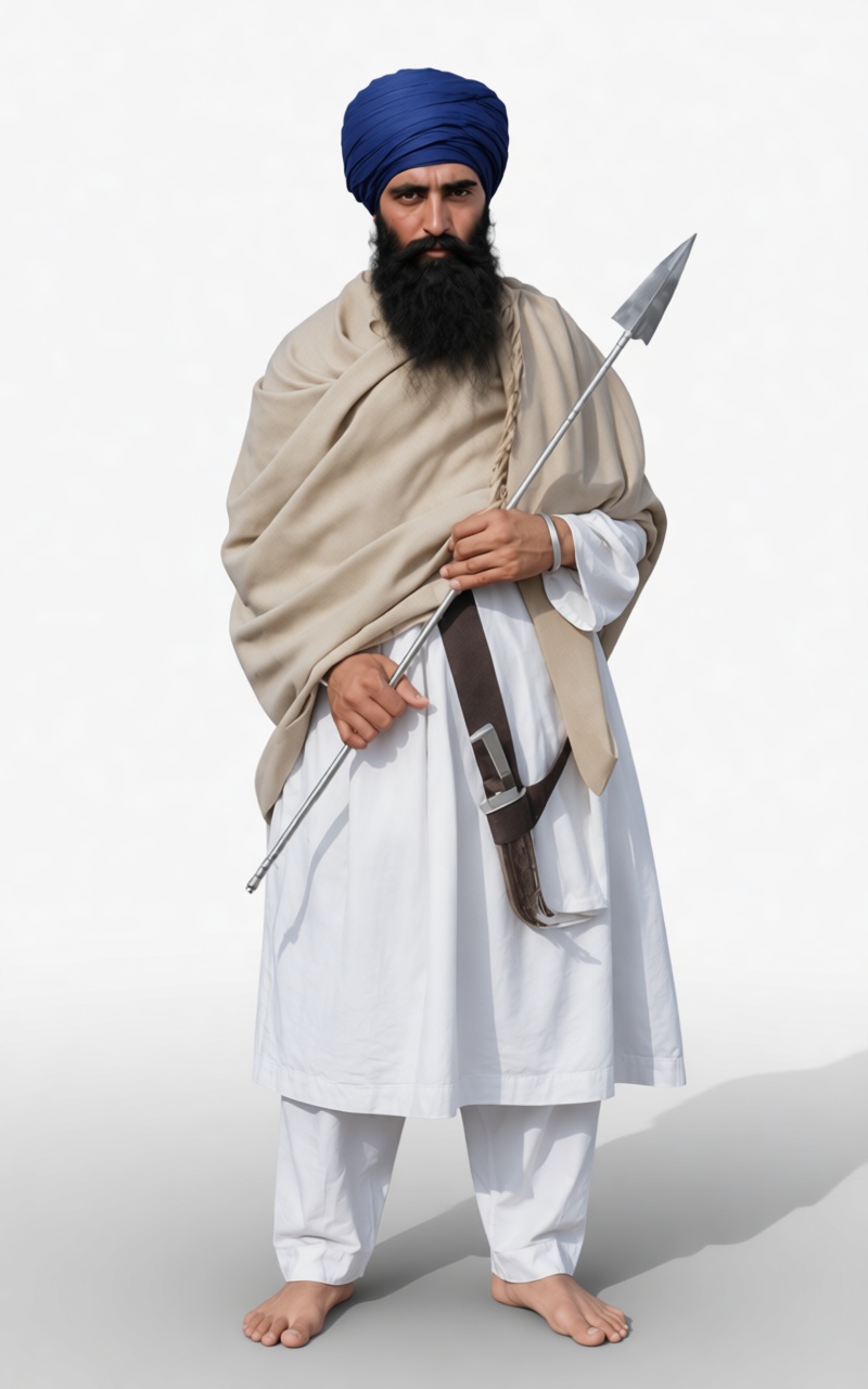 Traditional Sikh Warrior Figurine free 3D printable STL