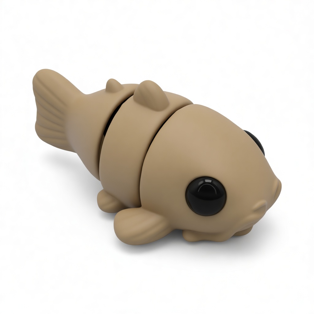 Cartoon Fish Figurine free 3D printable STL