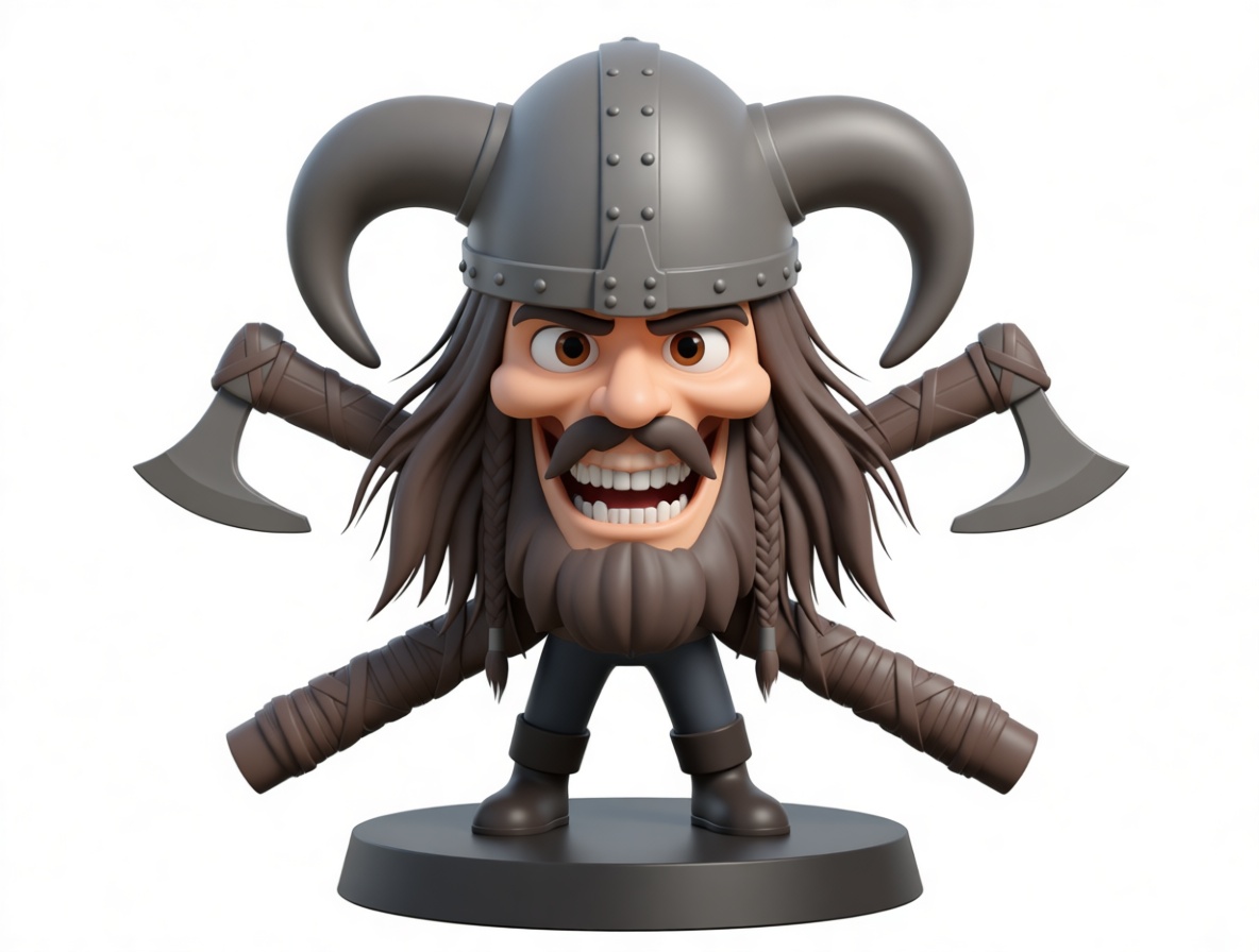 Viking Warrior Figurine free 3D printable STL