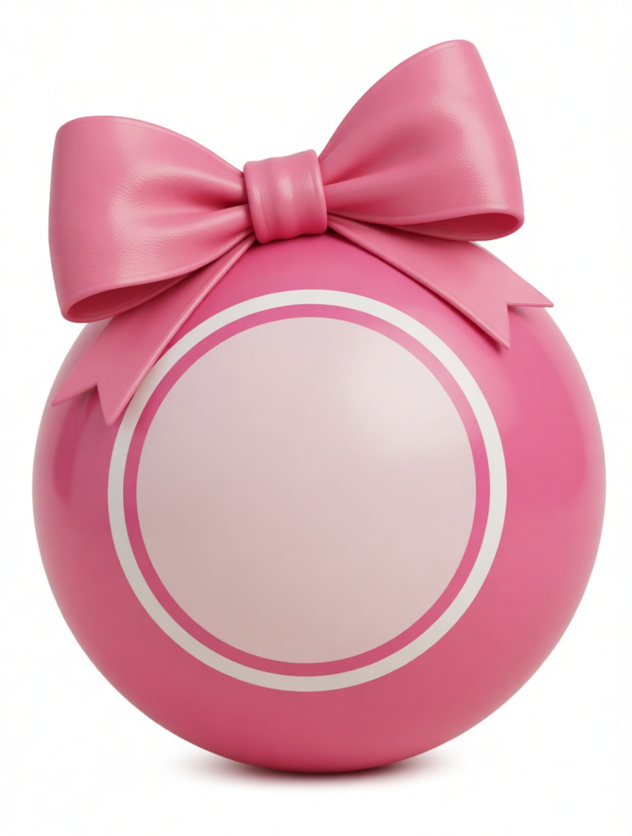 Pink Bow Ornament free 3D printable STL