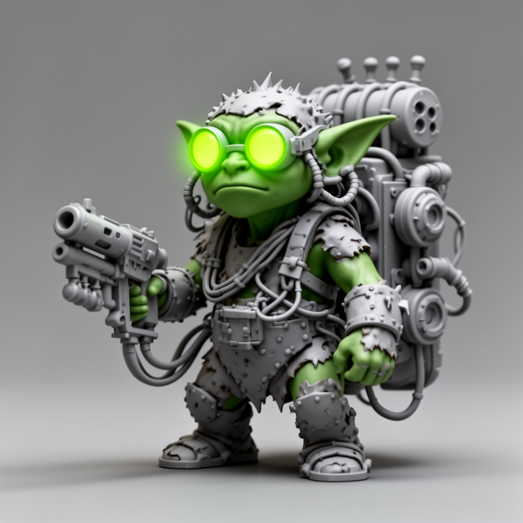 Gretchin Scavenger Figurine free 3D printable STL