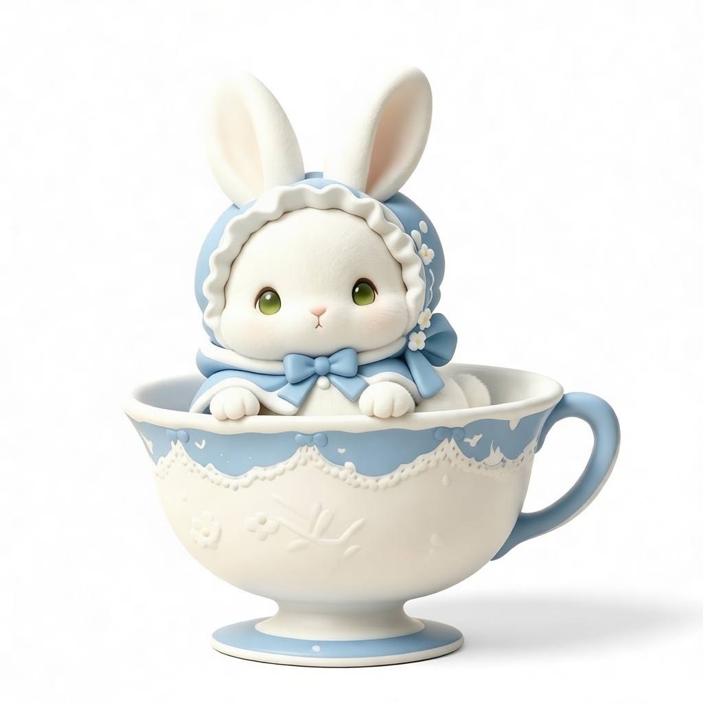 Cute Bunny Figurine free 3D printable STL
