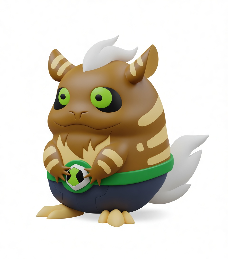 Wildmutt Cartoon Figurine free 3D printable STL