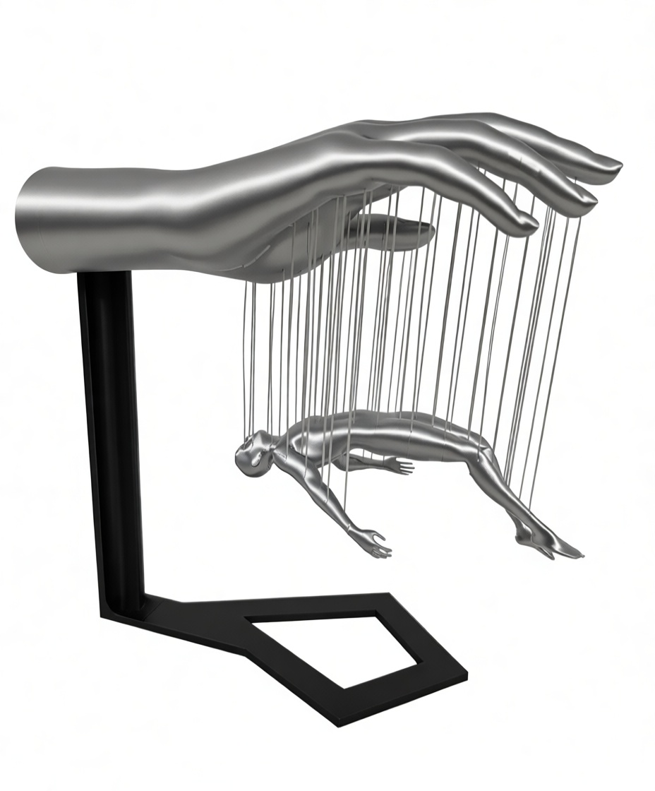 Marionette Puppet Sculpture free 3D printable STL