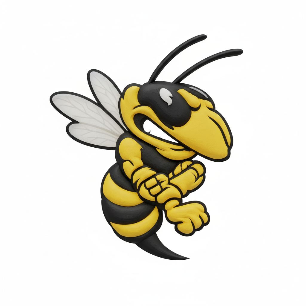 Cartoon Bee Character free 3D printable STL