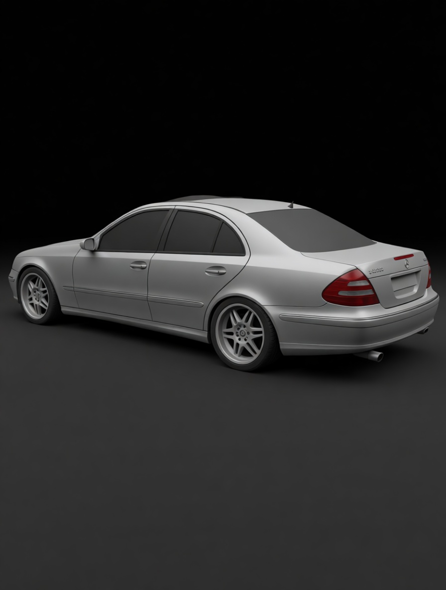 Mercedes E-Class Sedan Model free 3D printable STL