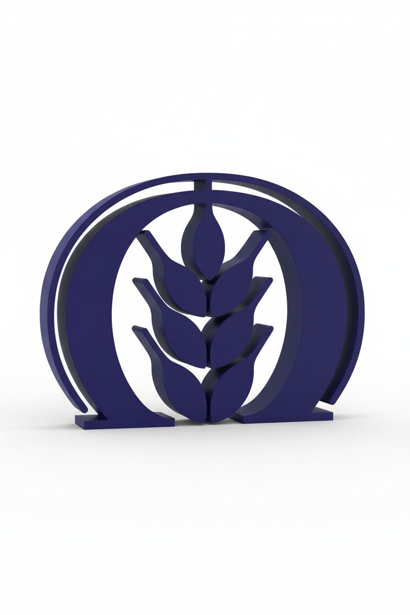 Omega Wheat Emblem free 3D printable STL