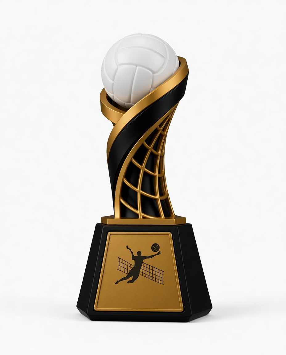 Volleyball Trophy Statue free 3D printable STL