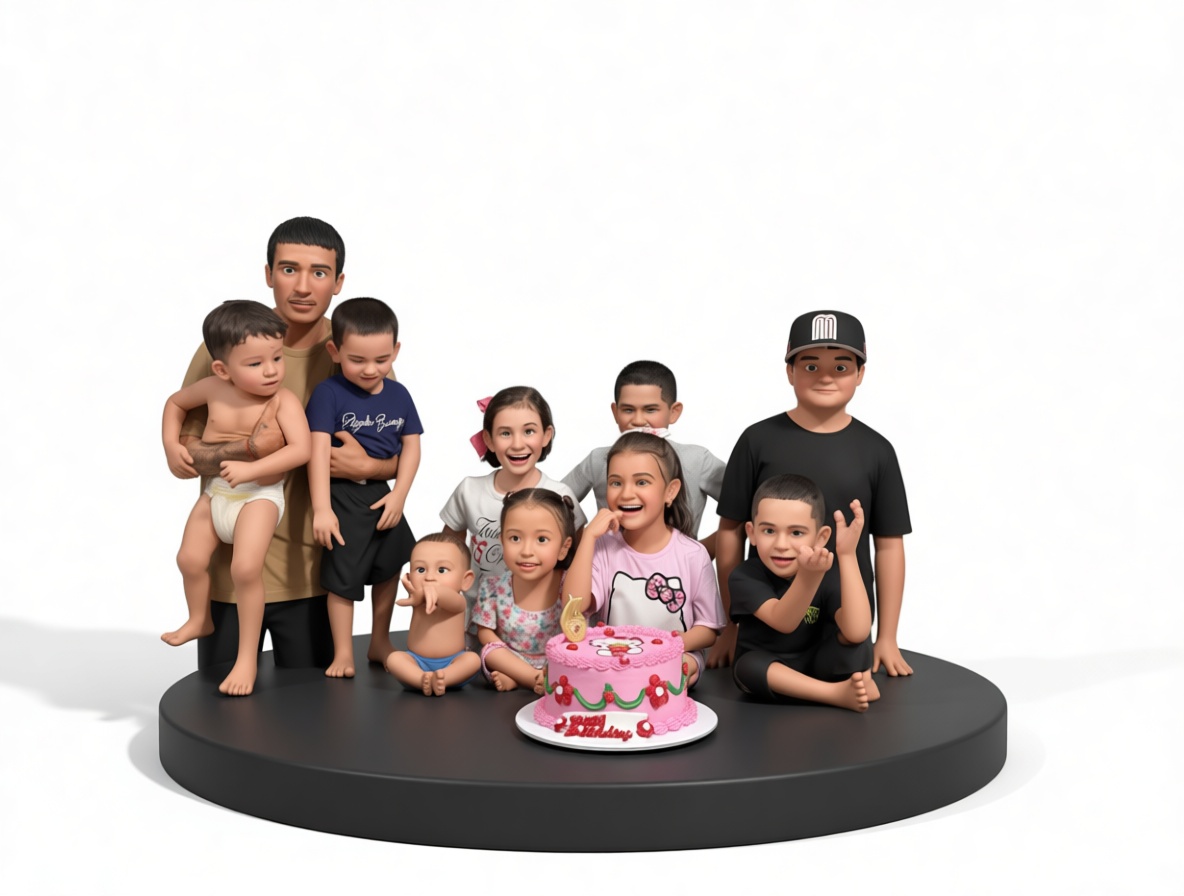 Family Birthday Figurine free 3D printable STL