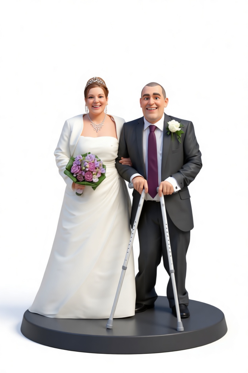 Wedding Couple Figurine free 3D printable STL