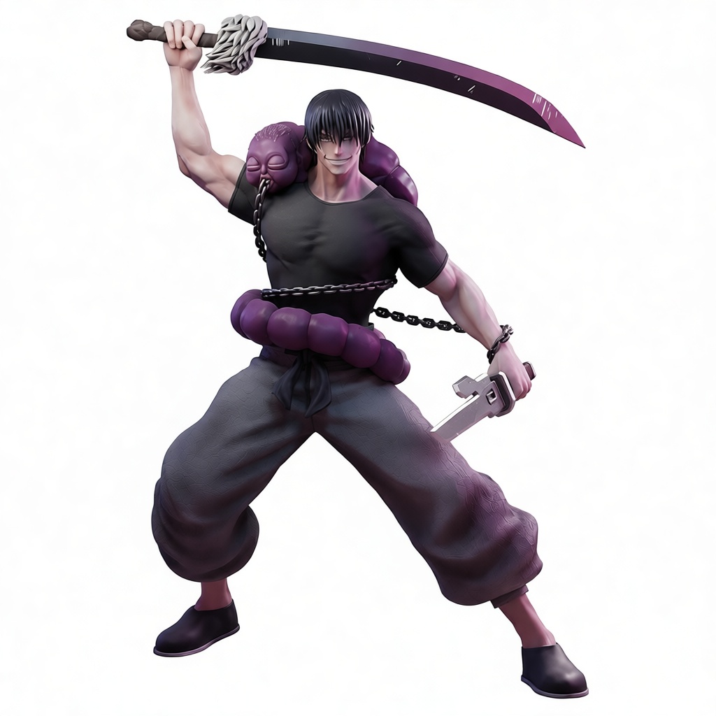 Afro Samurai Figurine free 3D printable STL