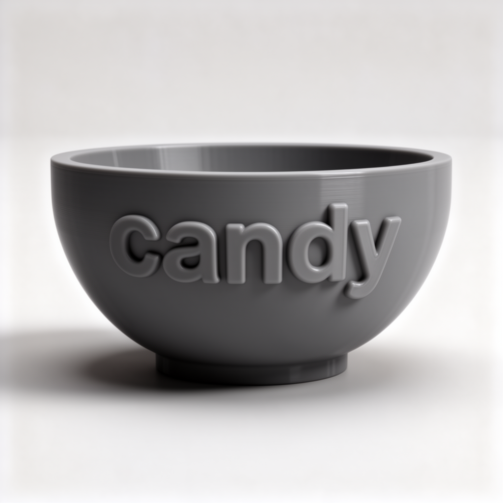 Candy Dish Bowl free 3D printable STL