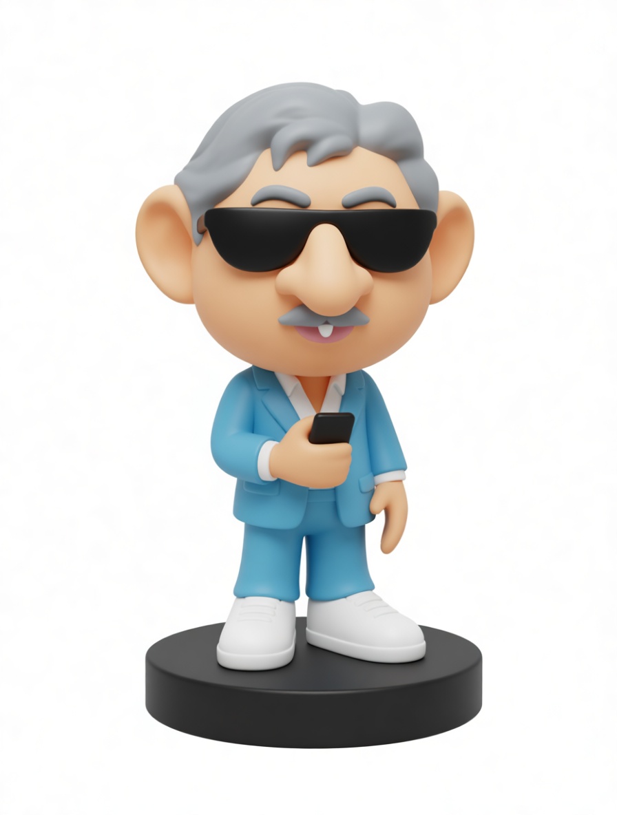 Cool Grandpa Figurine free 3D printable STL
