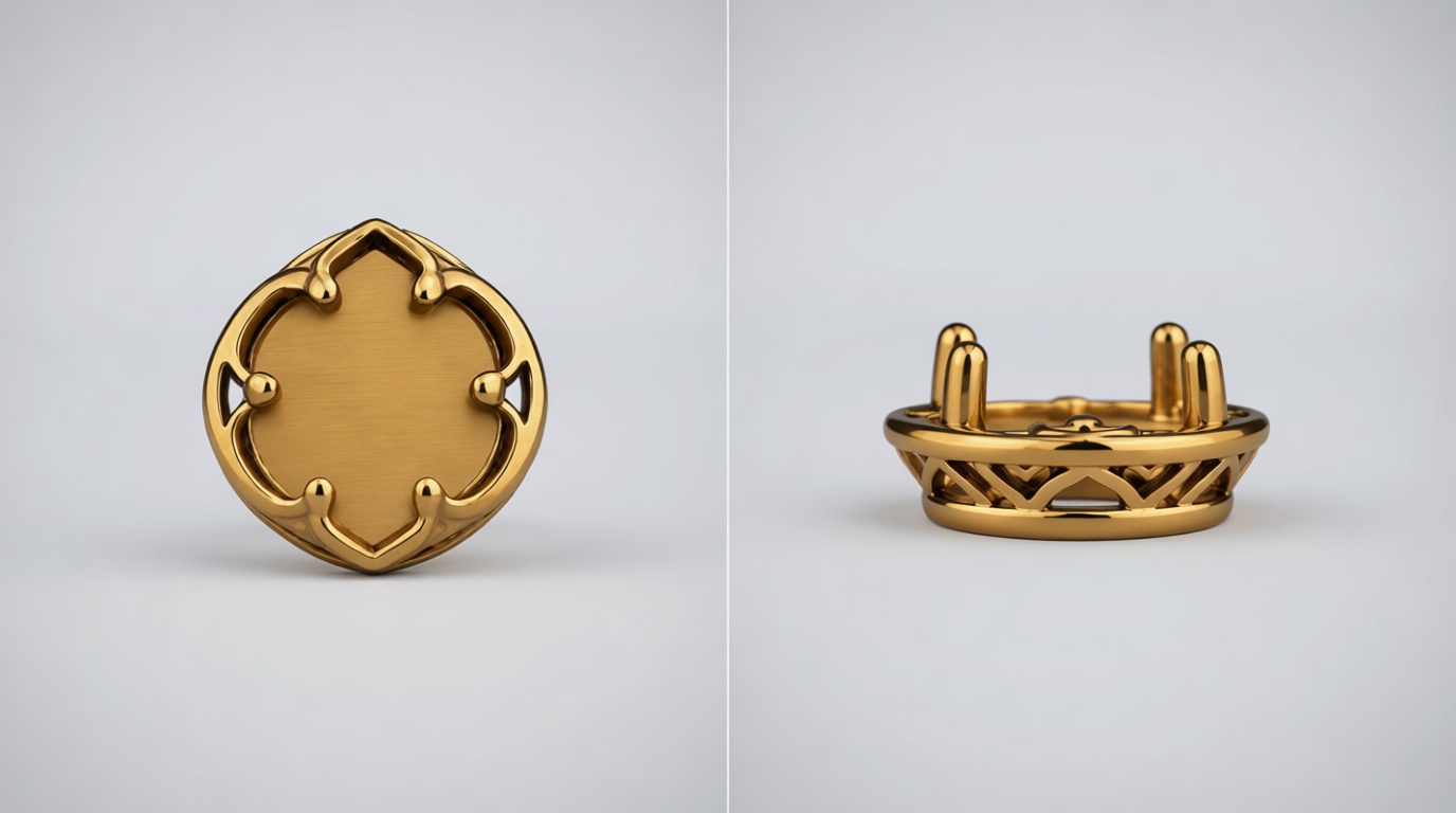 Ornate Ring Stand free 3D printable STL