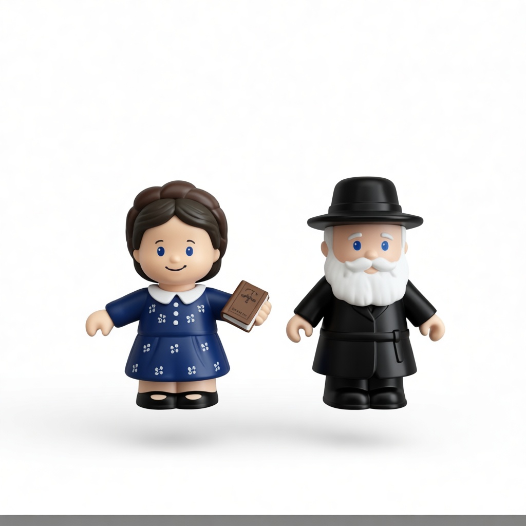 Anne Frank and Otto Frank Figurines - Free 3D Printable STL File