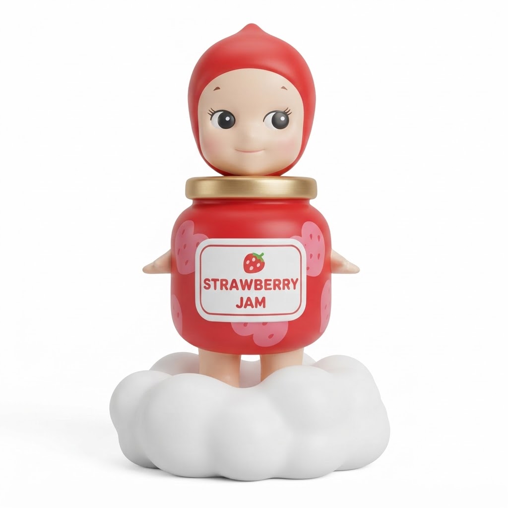 Strawberry Jam Figurine free 3D printable STL
