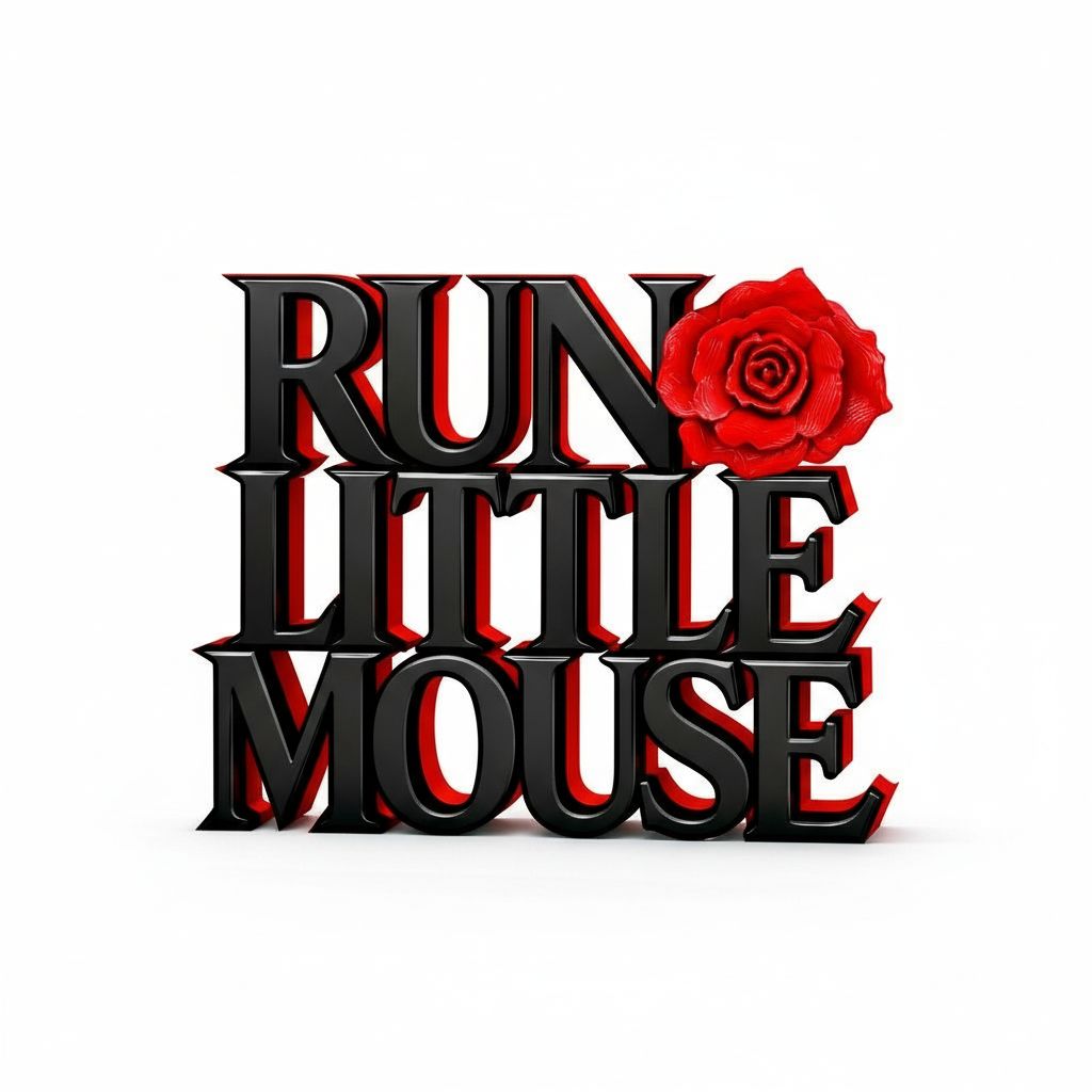 Run Little Mouse Sign free 3D printable STL